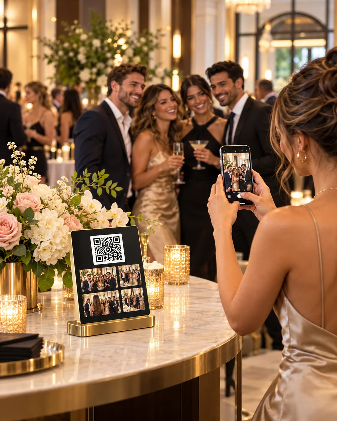 Guests at an event